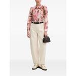 floral-print puff-sleeve shirt 2