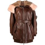 Куртка с меховой отделкой из овчины 1
