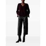 V-neck ribbed-trim sweater 2