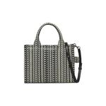 Сумки-тоут Marc Jacobs Monogram Leather Small Tote Bag 'Black/White' 1
