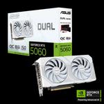 ASUS Dual GeForce RTX 5060 OC WHITE 8GB видеокарта 1