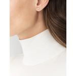 Серьга-гвоздик Gouette из желтого золота с жемчугом 2