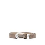 buckle-fastening leather belt 1
