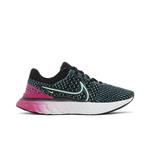 Кроссовки Nike Wmns React Infinity Run Flyknit 3 'Black Pink Prime Dynamic Turquoise' 1