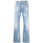 light-wash straight-leg jeans 1