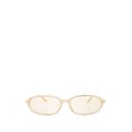 oval-frame sunglasses 1