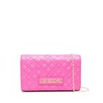 logo-plaque quilted shoulder bag 1