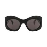 Очки-щитки Gucci Shield Sunglasses 'Black/Grey' 1
