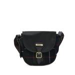 Tartan buckle-fastening shoulder bag 1