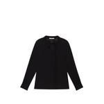 ruffled-collar raglan-sleeved blouse 2