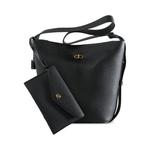Сумки-ведра Tory Burch Lock Slim Medium Bucket Bag 'Black' 1