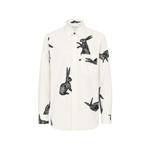 white Rabbit-print shirt 1