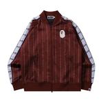 Бомберы BAPE Text Stripe Jersey Top 'Коричневый' 1