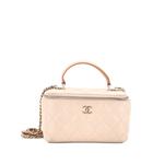 Маленькая сумка через плечо Classic Top Handle Vanity Case с цепочкой 1