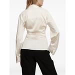 ruched long sleeve shirt 2