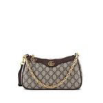 Маленькая сумка через плечо Ophidia Charm Shoulder Bag GG Coated Canvas 1