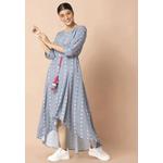 Туника-платье Powder Blue Boota Flared High Low с поясом Dori 5