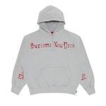 Худи Supreme Contrast Cutout Hooded Sweatshirt 'Heather Grey' 1