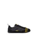 Wrap logo-patch panelled sneakers 1