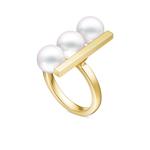 Кольцо Collection Line Balance Plus Neo из желтого золота с жемчугом 1