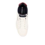 Мужские кожаные кроссовки Crew 90 Off White Navy Red 4