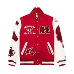 Куртки-университетки BAPE Multi Motif Varsity Jacket 'Red' 1