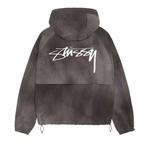 Молнии Stussy Beach Shell Wave Dye Zip Hoodie 'Черный' 2