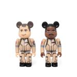 Набор фигурок Ghostbusters Peter Venkman & Winston Zeddemore BE@RBRICK 2 1