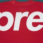Футболки Supreme Split Short-Sleeve Top 'Red' 3