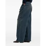 wide-leg jeans in blue denim 2