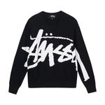 Свитер Stussy Stock Sweater 'Black' 1