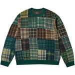 Свитера Palace x Beams Plus Patchwork Crew Knit 'Jacquard Green' 1