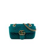 2016-2026 Small GG Marmont Matelasse Velvet shoulder bag 1