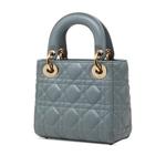2018 Mini Lambskin Cannage Lady Dior satchel 3