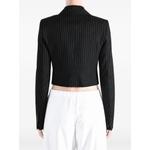 Manda pinstripe-pattern cropped jacket 4