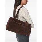 Le Cambon East West suede shoulder bag 2