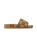 Слайды Gucci GG Canvas Slide Sandal 'Camel Monogram' 1