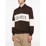 logo-embroidered panelled sweater 3
