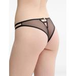 sequin-embellished mesh thong 2