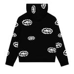 Толстовки на молнии Denim Tears x Cortiez Island Wreath Zip Hoodie 'Black' 2