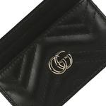 Кардхолдеры Gucci GG Marmont Card Case 'Black Black' 3