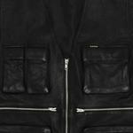 Жилеты Supreme Leather Cargo Vest 'Черный' 3