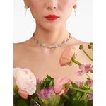 Золотые серьги Daisy с бриллиантами и изумрудами 2