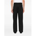 logo-plaque pleated trousers 4