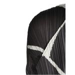 abstract-print pleated sweater 4