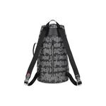 Рюкзаки Supreme Fat Tip Jacquard Denim Backpack 'Black' 2