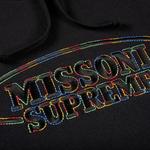 Худи Supreme x Missoni Hooded Sweatshirt 'Black' 2