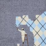 Поло HOUSE OF ERRORS Knitted Wall Painter Rugby 'Grey/Plaid' 3
