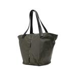 large Laurent logo-tape leather tote bag 3