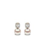 Серьги Starlight из желтого золота с жемчугом и бриллиантами 1